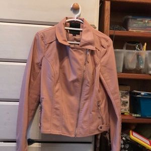 Maurice’s pink moto jacket